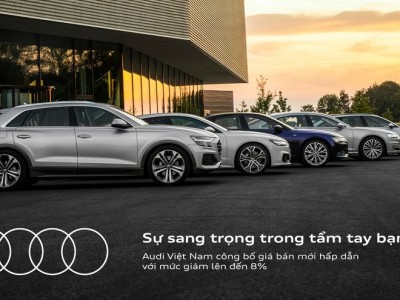 Audi Việt Nam công bố giá bán mới hấp dẫn áp dụng từ tháng 10/2023